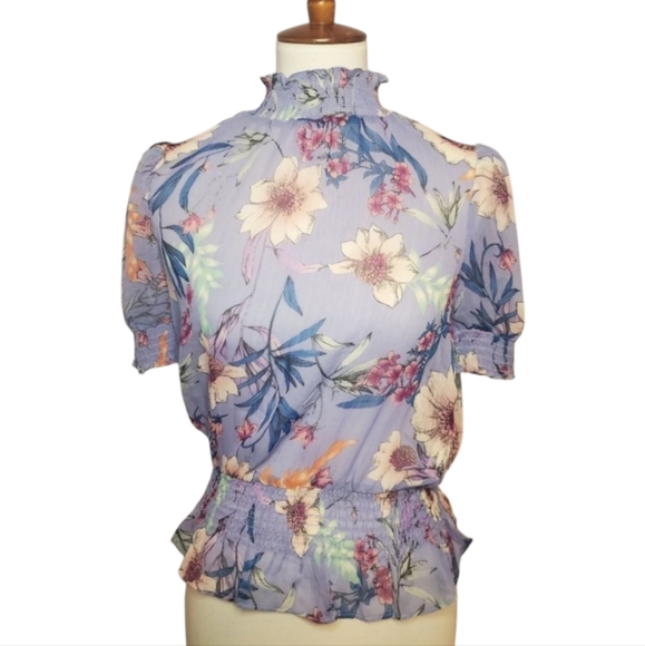 June & Hudson Floral Blouse - Picture 1 of 6